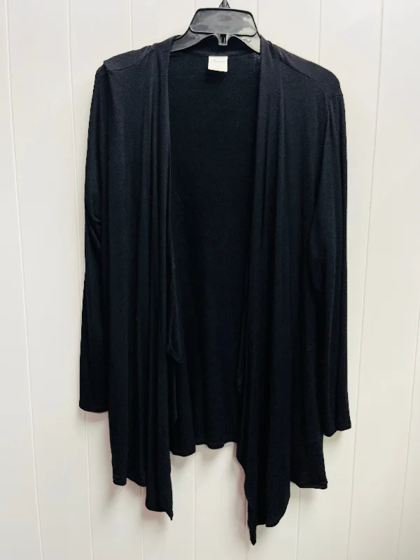 casual stylish short sleeve tee -Cardigan By Soma In Black, Size: L