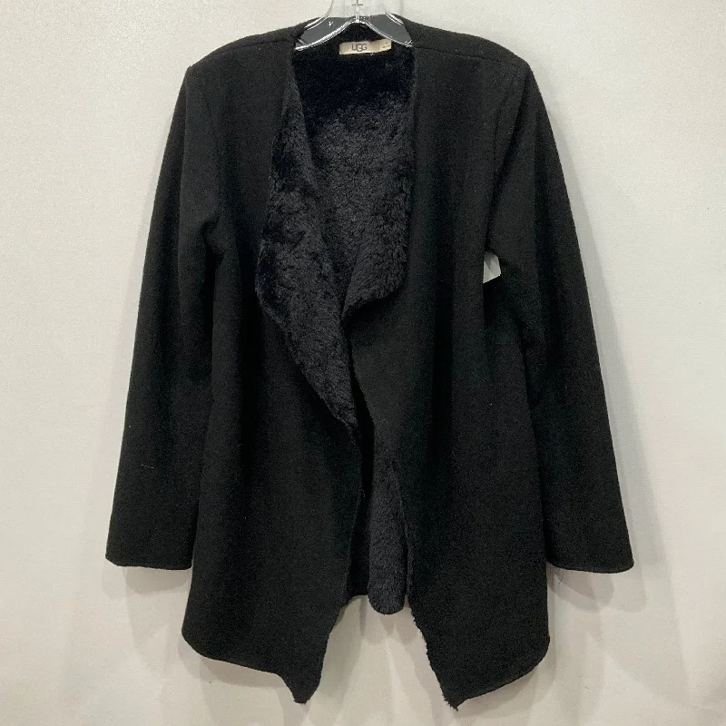 loose fit short sleeve shirt -Cardigan By Ugg In Black, Size: S