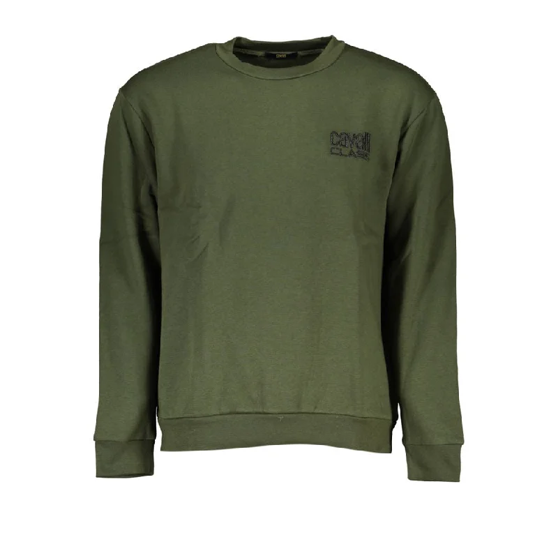 sweater with crew neck for classic look-Cavalli Class Chic  Embroide Crew Neck Men's Sweater