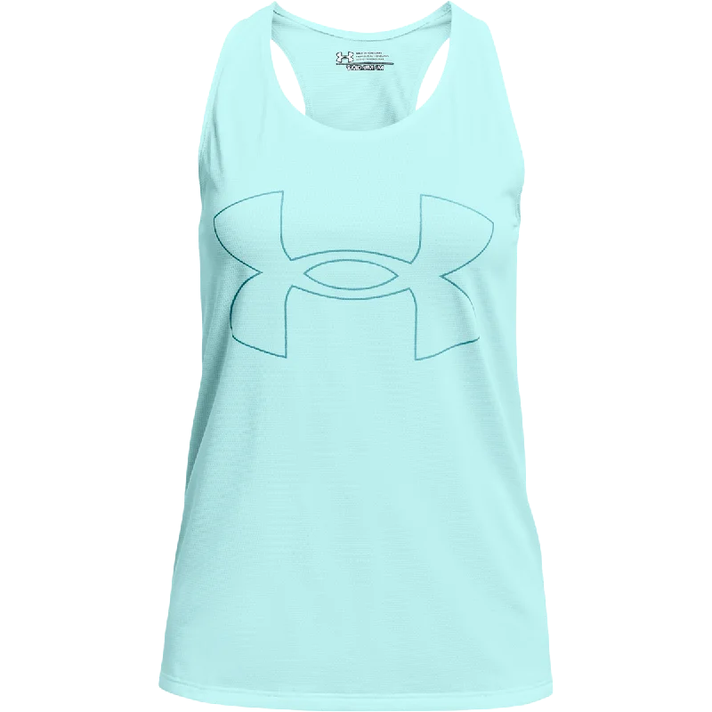 casual wear short sleeve t-shirt -Girls' Big Logo Tank