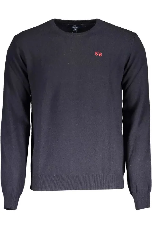 layered sweater for added warmth-La Martina Elegant  Wool-Blend Sweater for Men's Men