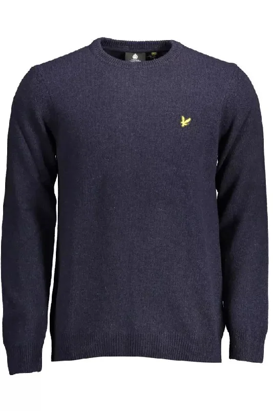 zip front sweater for quick dressing-Lyle & Scott Classic  Wool Blend Men's Sweater