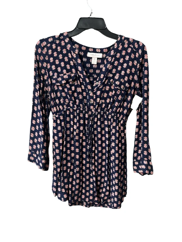 printed short sleeve shirt for women -Maternity Top Long Sleeve By Motherhood, Size: M