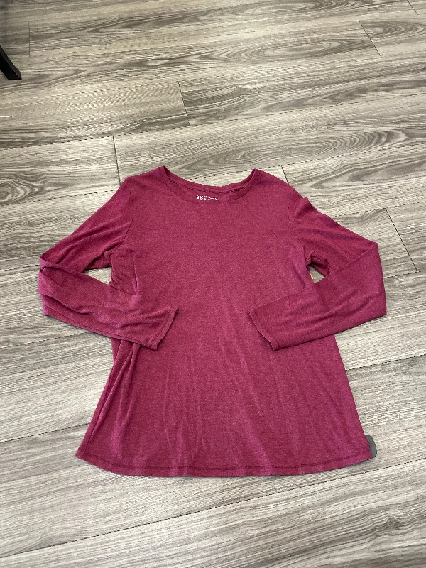 comfortable short sleeve workout shirt -Maternity Top Long Sleeve By Motherhood  Size: Xl