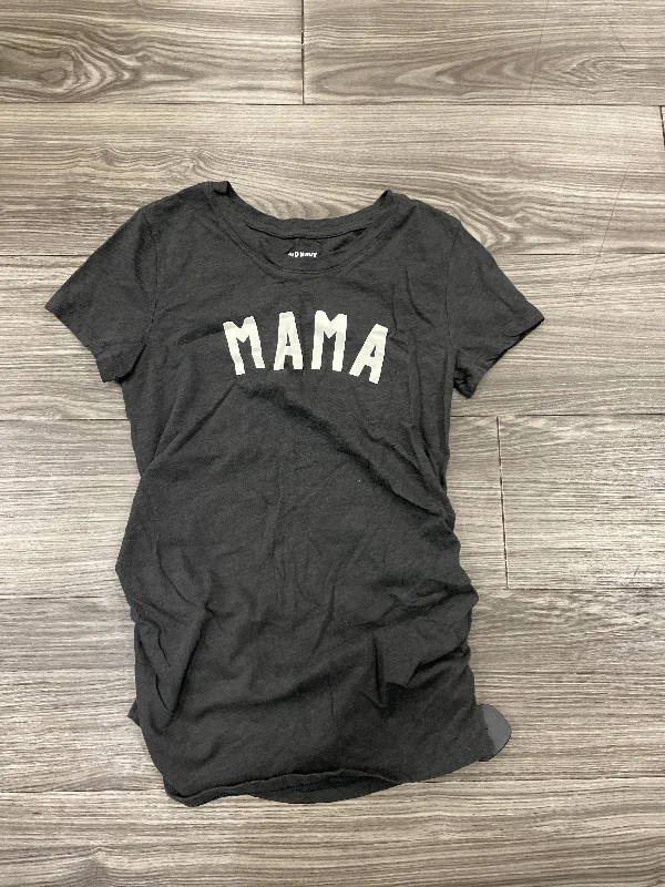 basic short sleeve t-shirt -Maternity Top Short Sleeve By Old Navy  Size: S