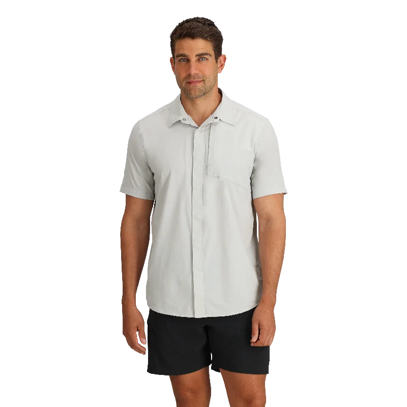 breathable cotton short sleeve t-shirt -Men's Astroman Air Short Sleeve Shirt