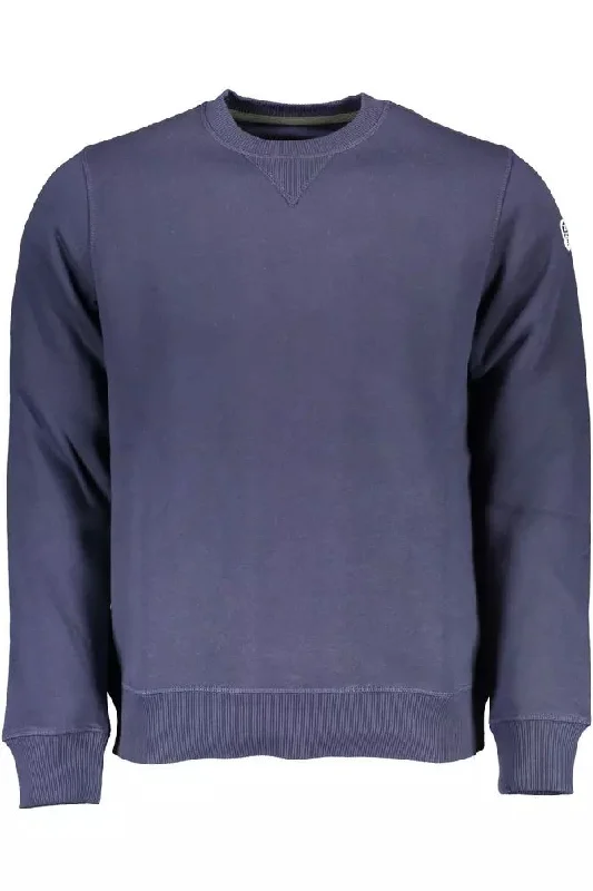 lightweight sweater for spring weather-North Sails Chic  Crewneck Sweater with Logo Men's Detail