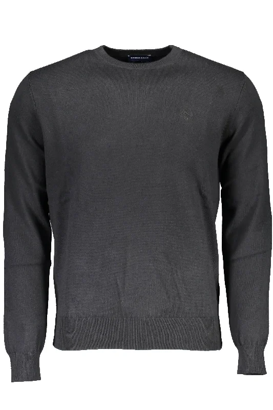 knitted sweater with lace details-North Sails Eco-Friendly Embroide  Men's Sweater