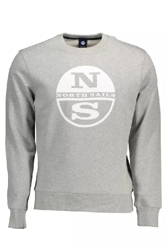 chunky knit sweater with decorative design-North Sails Elevated Comfort  Cotton Men's Sweater