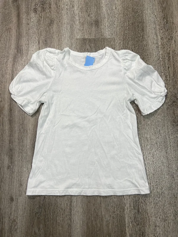 short sleeve summer shirts for women -Top Short Sleeve Basic By A New Day In White, Size: Xs