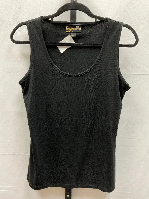 short sleeve workout shirts -Top Sleeveless Basic By Erena In Black, Size: M