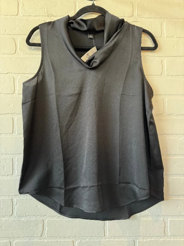 short sleeve t-shirt for hot weather -Top Sleeveless By Ann Taylor In Black, Size: M