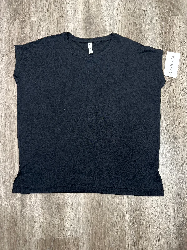 soft cotton short sleeve shirt for kids -Top Sleeveless By Athleta In Black, Size: Xs