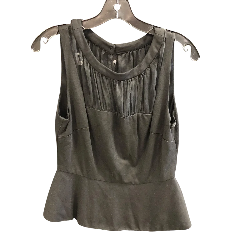 short sleeve t-shirt with cool patterns -Top Sleeveless By Bebe In Black, Size: M