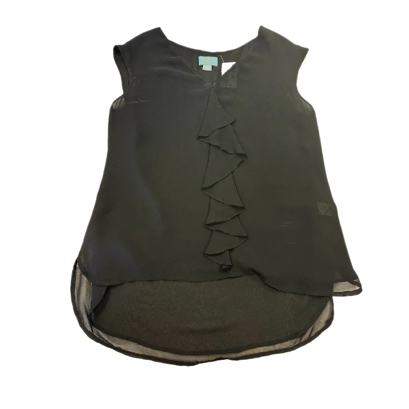 short sleeve t-shirt for relaxed style -Top Sleeveless By Cece In Black, Size: Xs