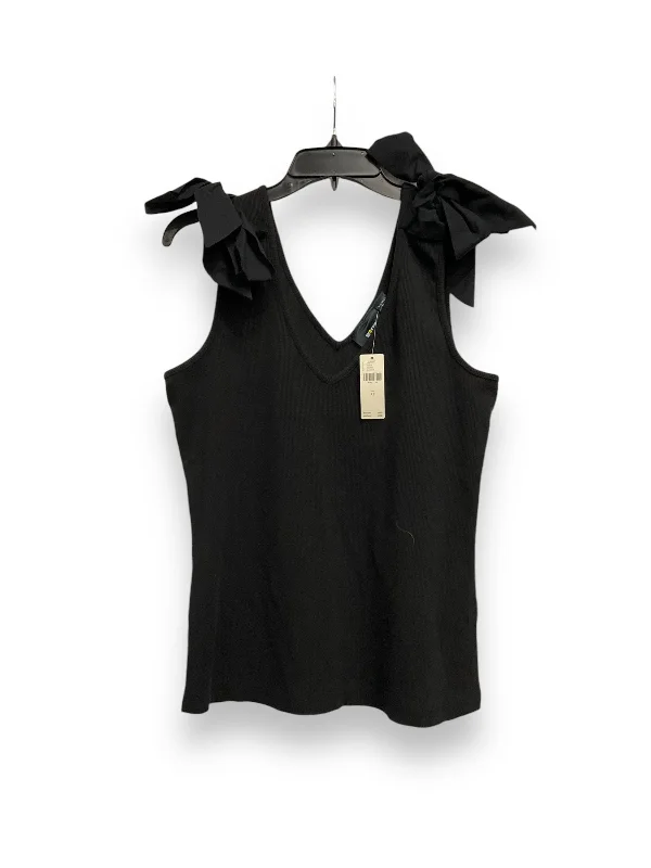 short sleeve t-shirt for autumn weather -Top Sleeveless By Maeve In Black, Size: Xl