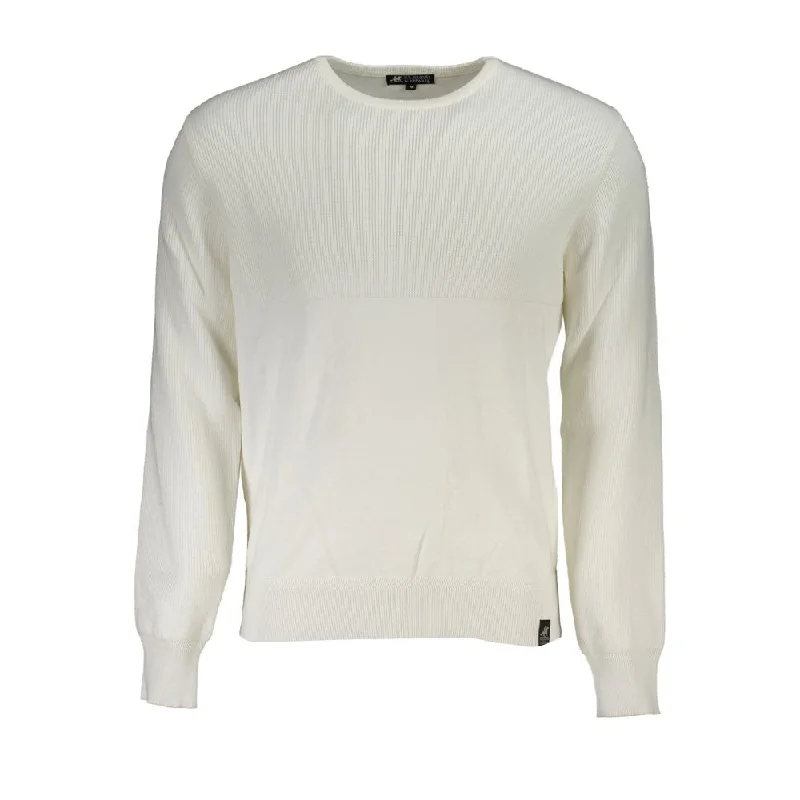 cozy cashmere sweater for relaxing weekends-U.S. Grand Polo Crew Neck Sweater with Contrast Men's Details