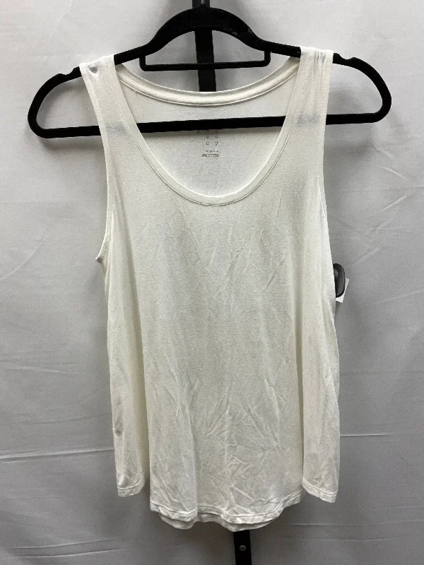 trendy loose fit short sleeve shirt -White Top Cami A New Day, Size Xs