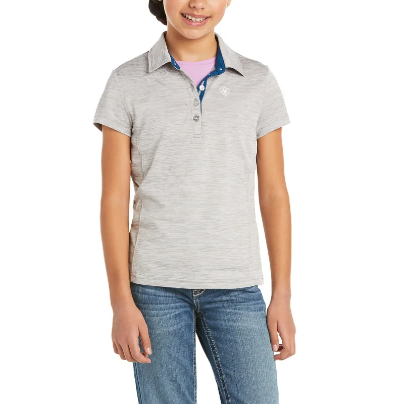 lightweight short sleeve workout shirt -Ariat Youth Laguna Short Sleeve Polo