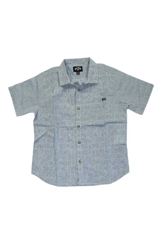 outdoor adventure shirt -Billabong Boys' Sundays Mini SS Shirt