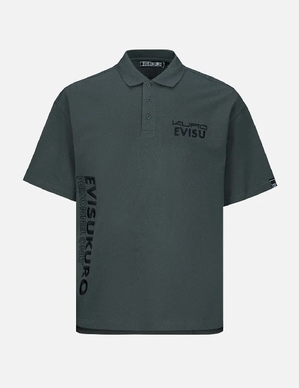 short sleeve t-shirt with fun prints -Logo Embroidery Polo Shirt