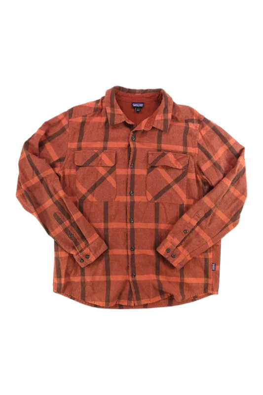 cool graphic shirt for men -Mens Long-Sleeved Recycled Wool Shirt