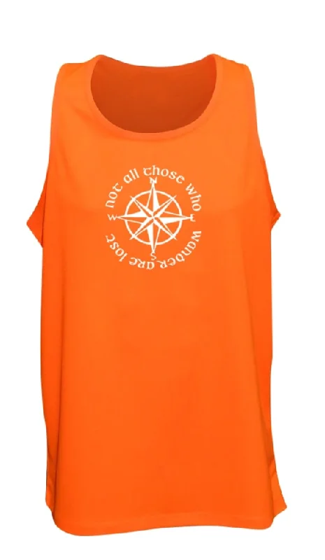 athletic short sleeve t-shirt -Men's Reflective Tank Top - Compass