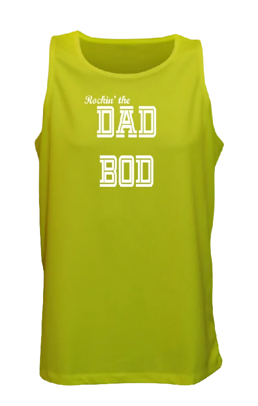 short sleeve button-down shirt -Men's Reflective Tank - Rockin' The Dad Bod