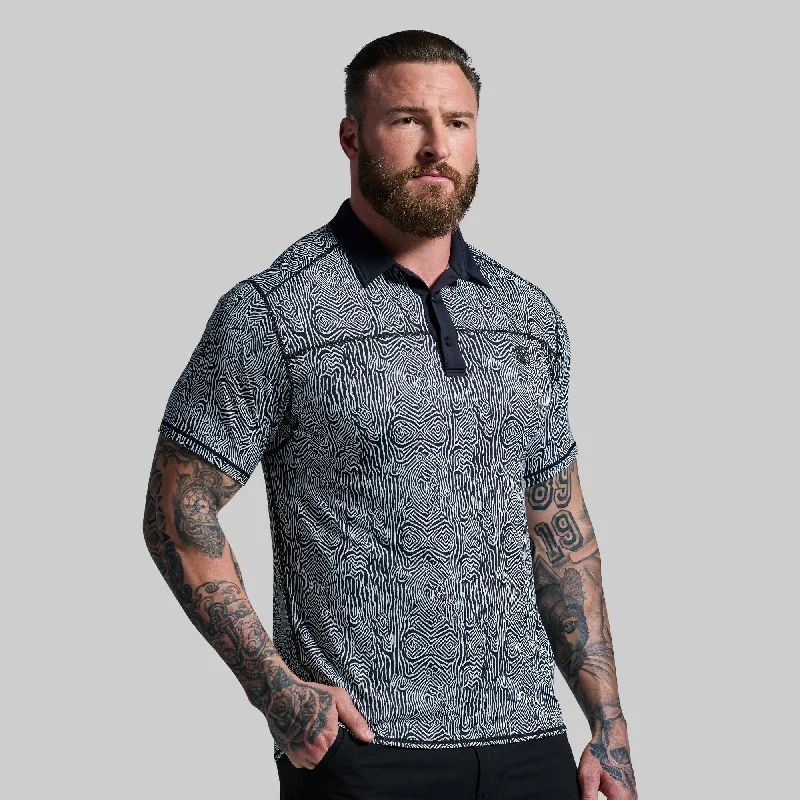 short sleeve t-shirt with cool patterns -Men's Tek Polo (Meteor)