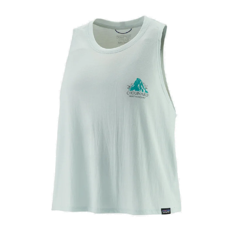 short sleeve comfort fit t-shirt -Patagonia Women's Capilene Cool Trail Cropped Tank