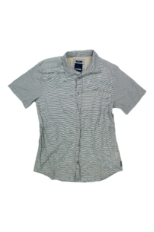 silk button up blouse -Prana Mens Pikeville Shirt-Slim