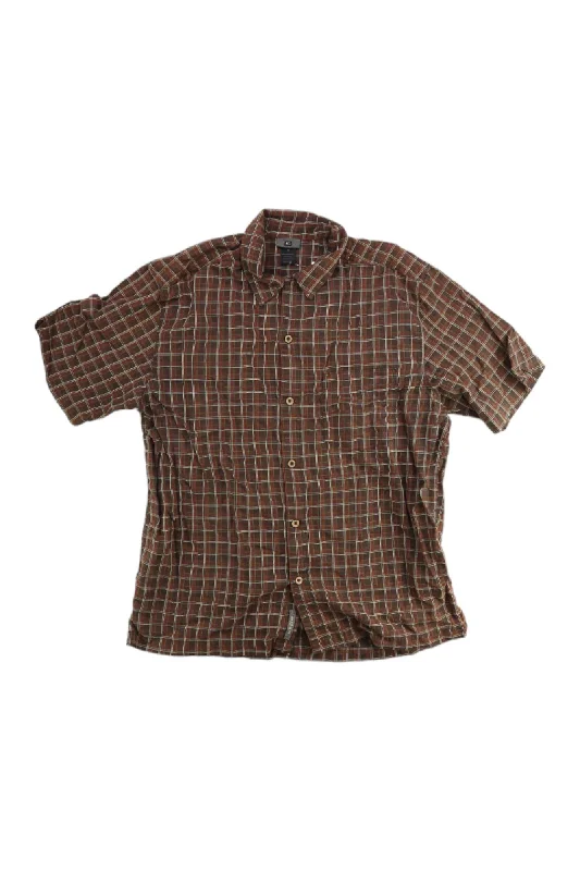 men’s vintage dress shirt -REI Mens Short Sleeve Button Up Shirt