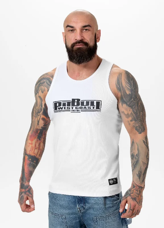 stylish short sleeve shirt for travel -Tank Top Rib Classic Boxing