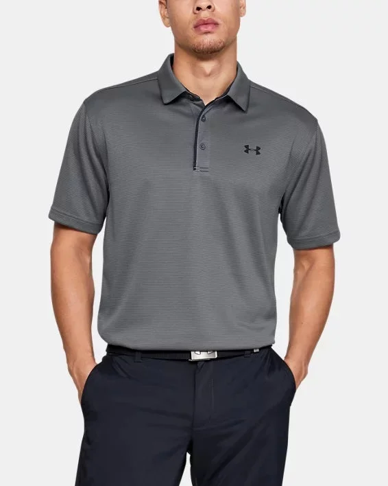 eco-friendly short sleeve t-shirt -'Under Armour' Men's Tech Polo - Graphite