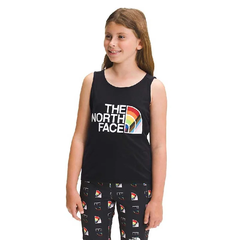 short sleeve cotton shirt for men -The North Face Girls' Printed Pride Tank