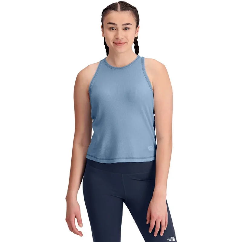 short sleeve shirts with fun prints -The North Face Women's Sunpeak Waffle Tank - Past Season