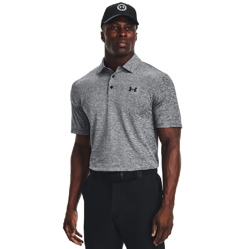 short sleeve crew neck shirt -'Under Armour' Men's Playoff 3.0 Polo - Black / White