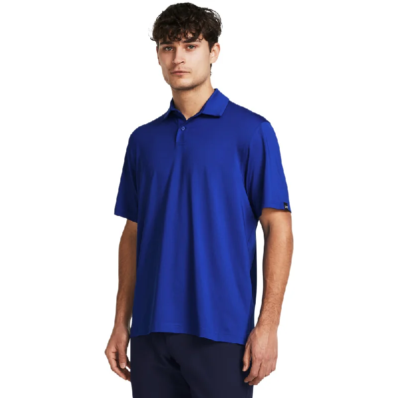 comfortable short sleeve workout shirt -'Under Armour' Men's T2G Solid Polo - Royal