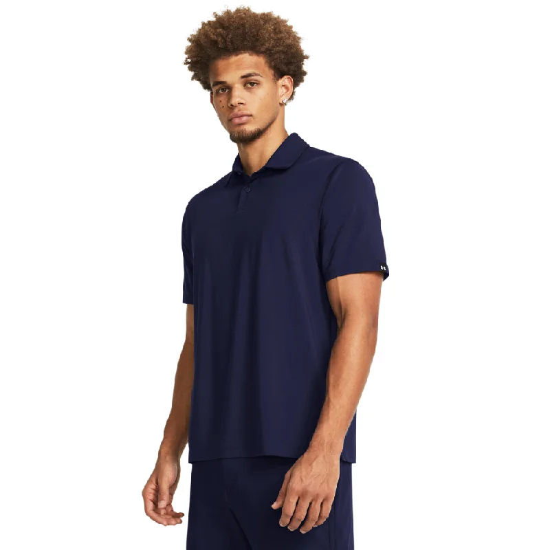 oversized t-shirt for summer -'Under Armour' Men's T2G Solid Polo - Midnight Navy