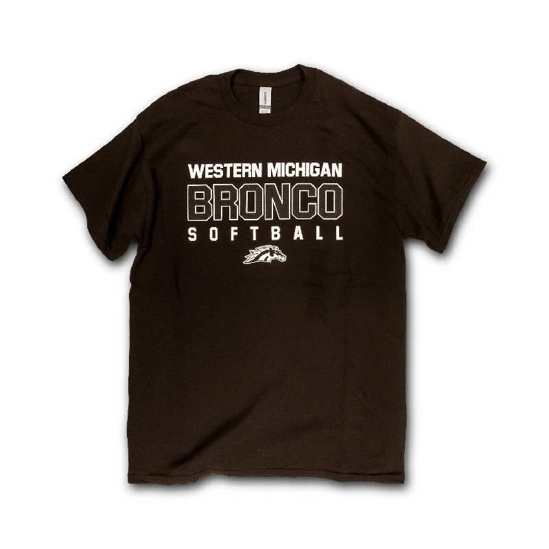 athletic short sleeve t-shirt -Broncos Softball Tee