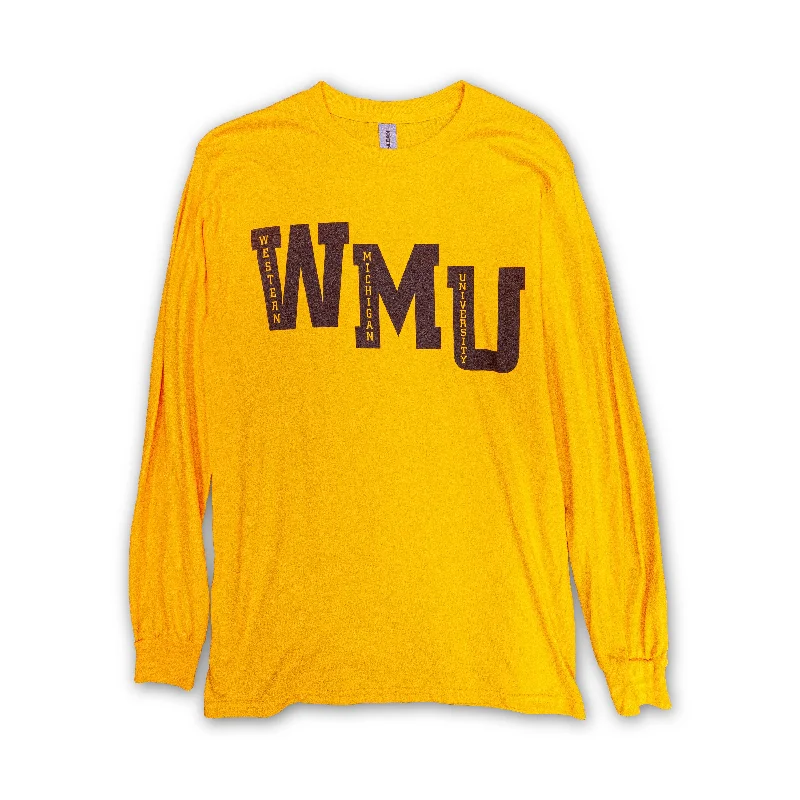 relaxed fit short sleeve t-shirt -Cut Out WMU Long Sleeve T