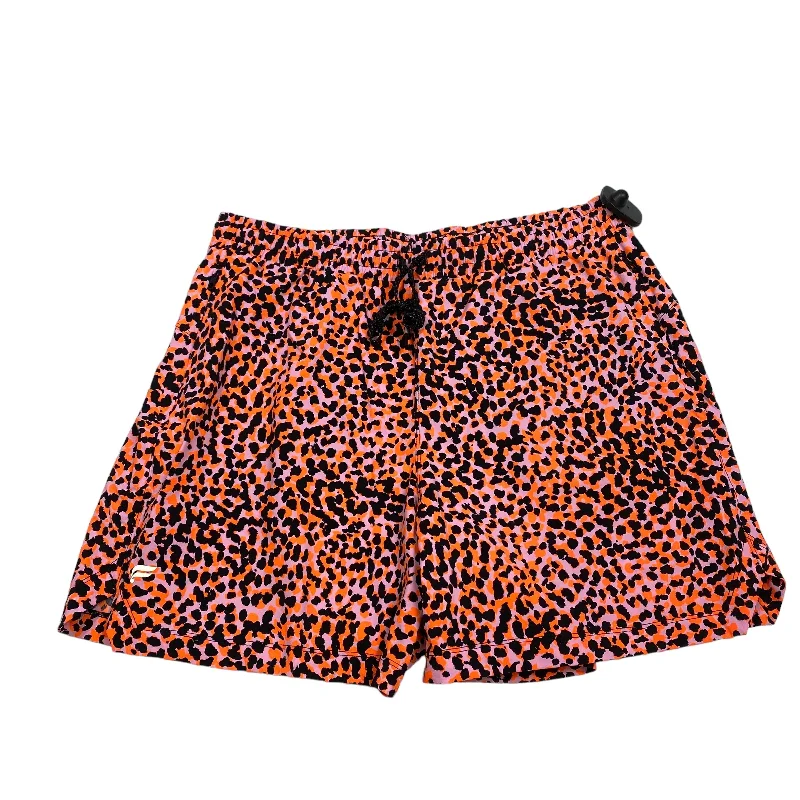 stylish wide pants for women -Animal Print Athletic Shorts Fabletics, Size L