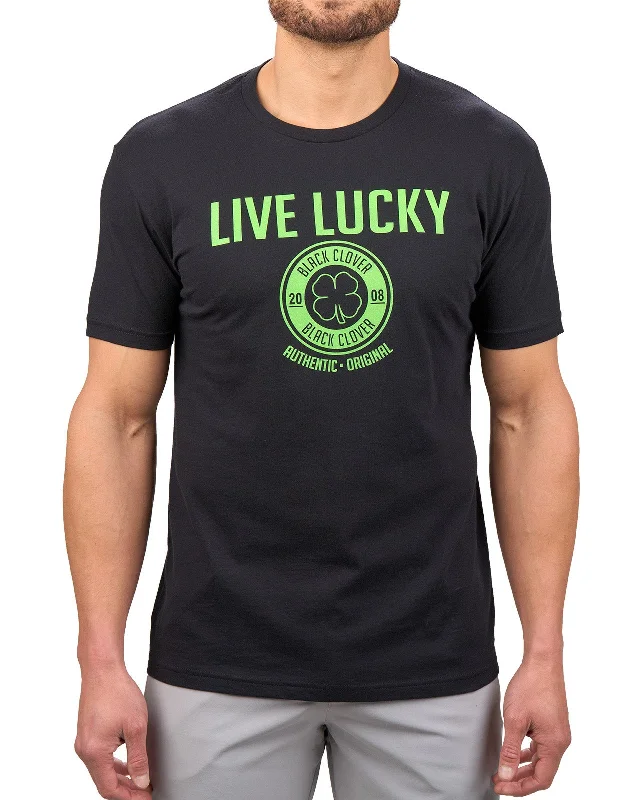 short sleeve t-shirt with unique designs -Authentic Luck 14