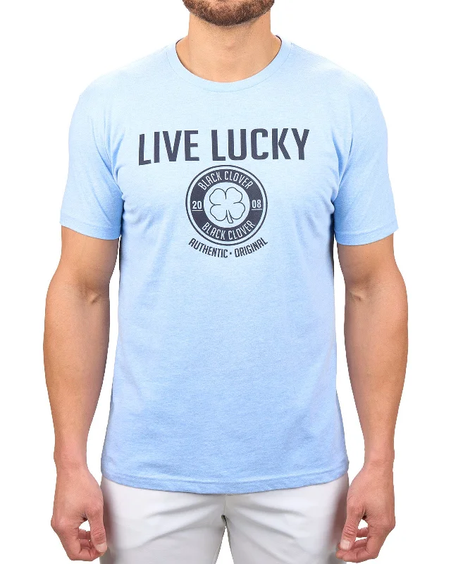 short sleeve t-shirt for athletic performance -Authentic Luck 15