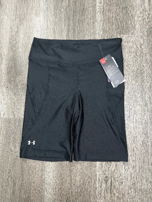 slim waist pants for women -Black Athletic Shorts Under Armour, Size S