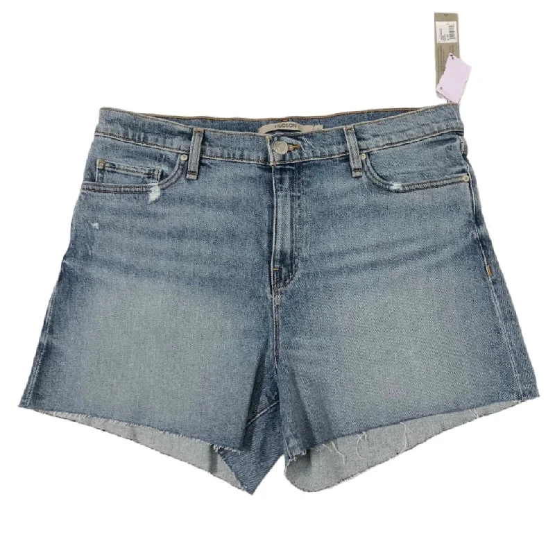 plus size pants for men -Blue Denim Shorts Hudson, Size 14