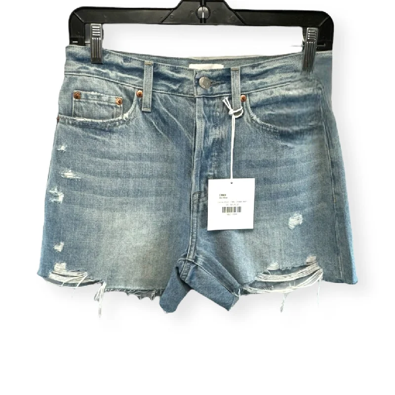 long pants for women -Blue Denim Shorts Pistola, Size 0