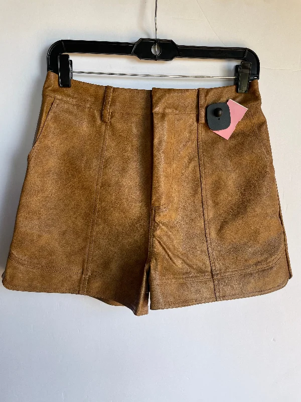 tapered pants for men -Brown Shorts Loveriche, Size 8