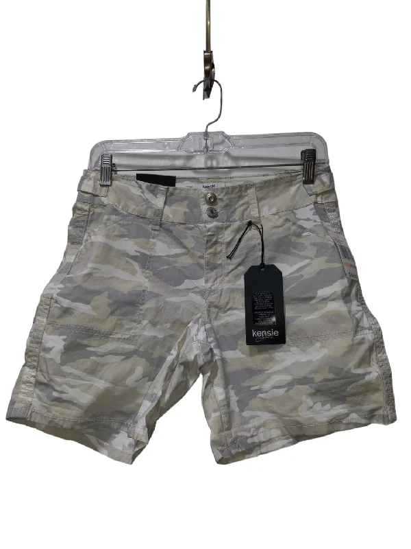 plaid trousers for men -Camouflage Print Shorts Kensie, Size 2