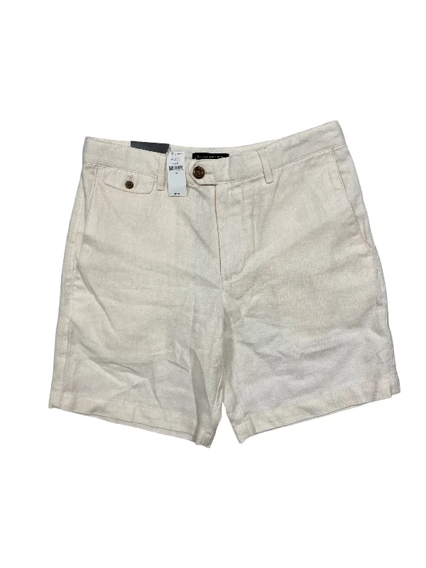 comfortable pants for running -Cream Shorts Banana Republic, Size 8